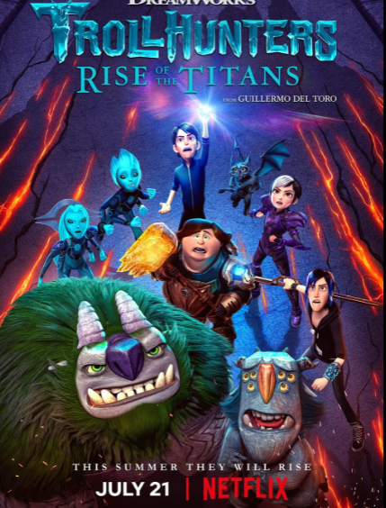 فيلم صائد الغيلان عودة الجبابرة Trollhunters Rise of the Titans مدبلج